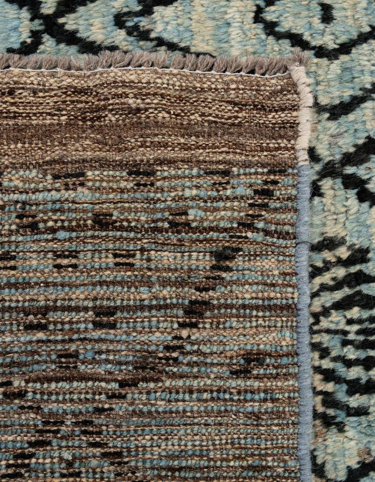 Detail image of  6' 6 x 9' 2  Hand Knotted Darya Wool Rug