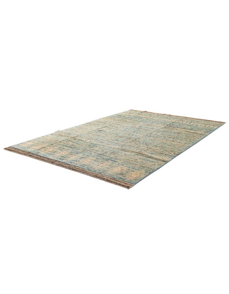 Detail image of  6' 3 x 9' 6  Hand Knotted Darya Wool Rug