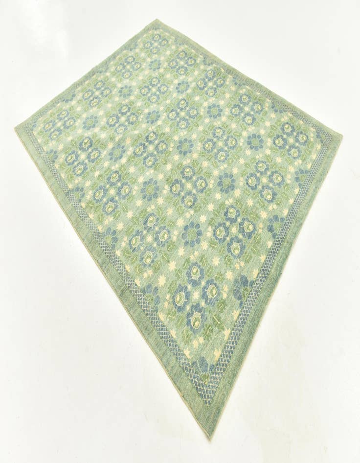 Detail image of  5' 10 x 7' 4  Hand Knotted Darya Oriental Rug