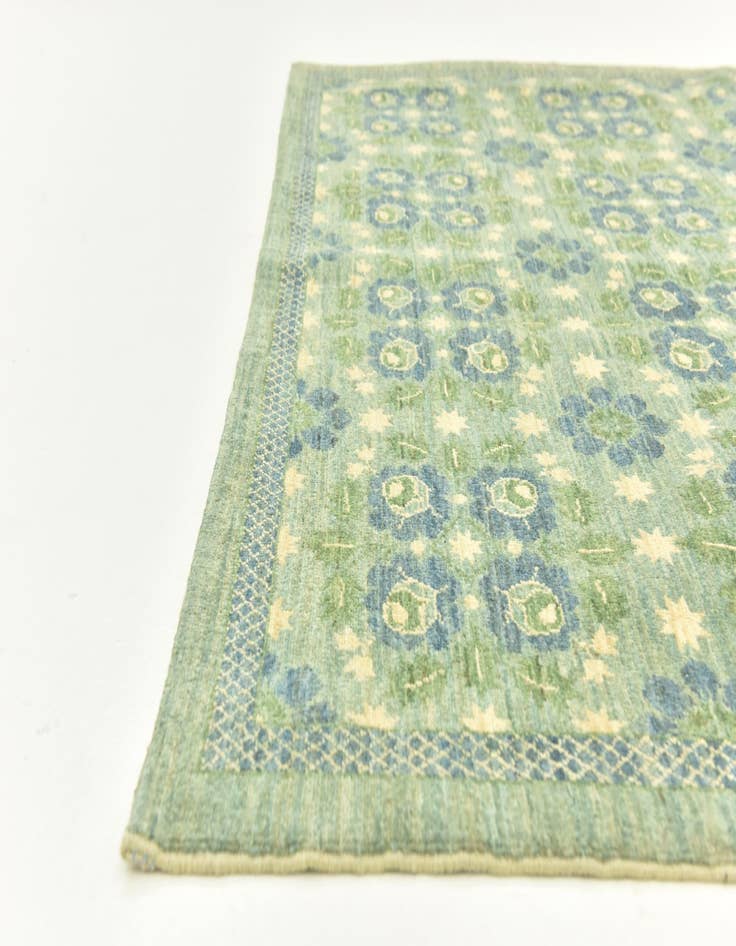 Detail image of  5' 10 x 7' 4  Hand Knotted Darya Oriental Rug