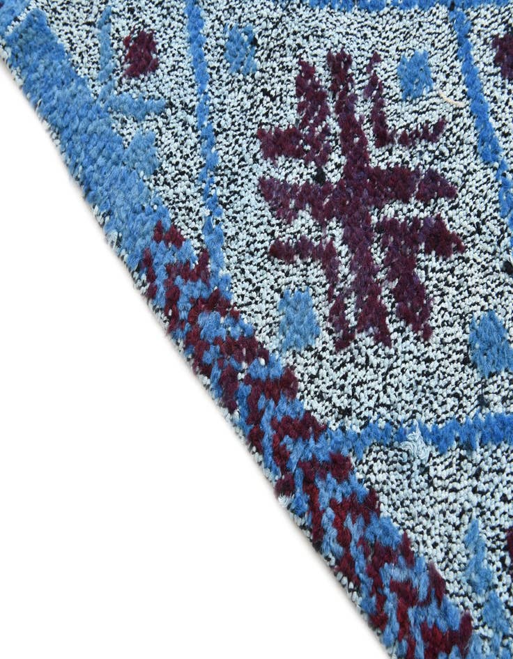 Detail image of  5' 11 x 8' 3  Hand Knotted Darya Wool Rug