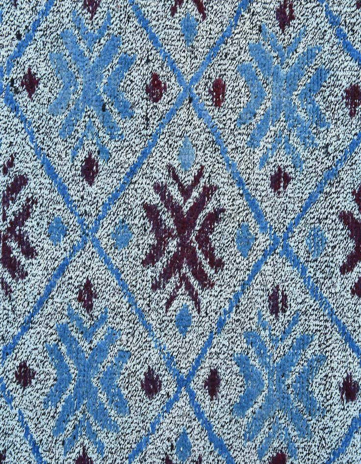 Detail image of  5' 11 x 8' 3  Hand Knotted Darya Wool Rug