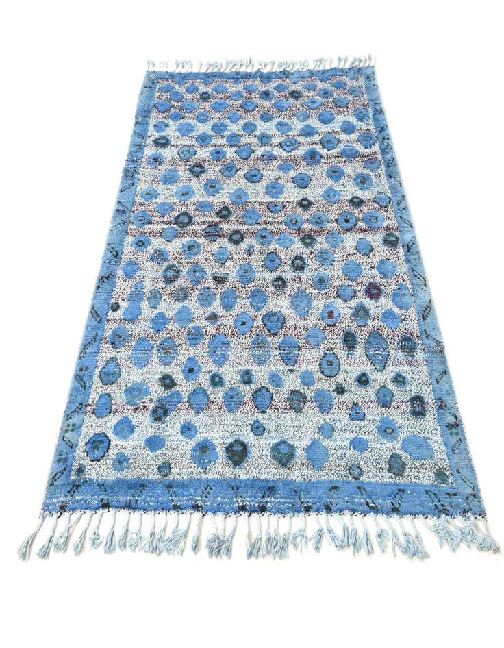 Detail image of  5' x 6' 7  Hand Knotted Darya Wool Rug