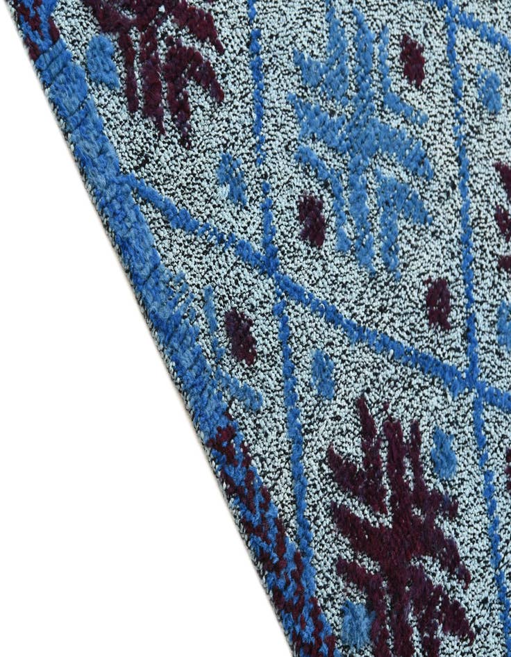 Detail image of  5' 10 x 8' 3  Hand Knotted Darya Wool Rug