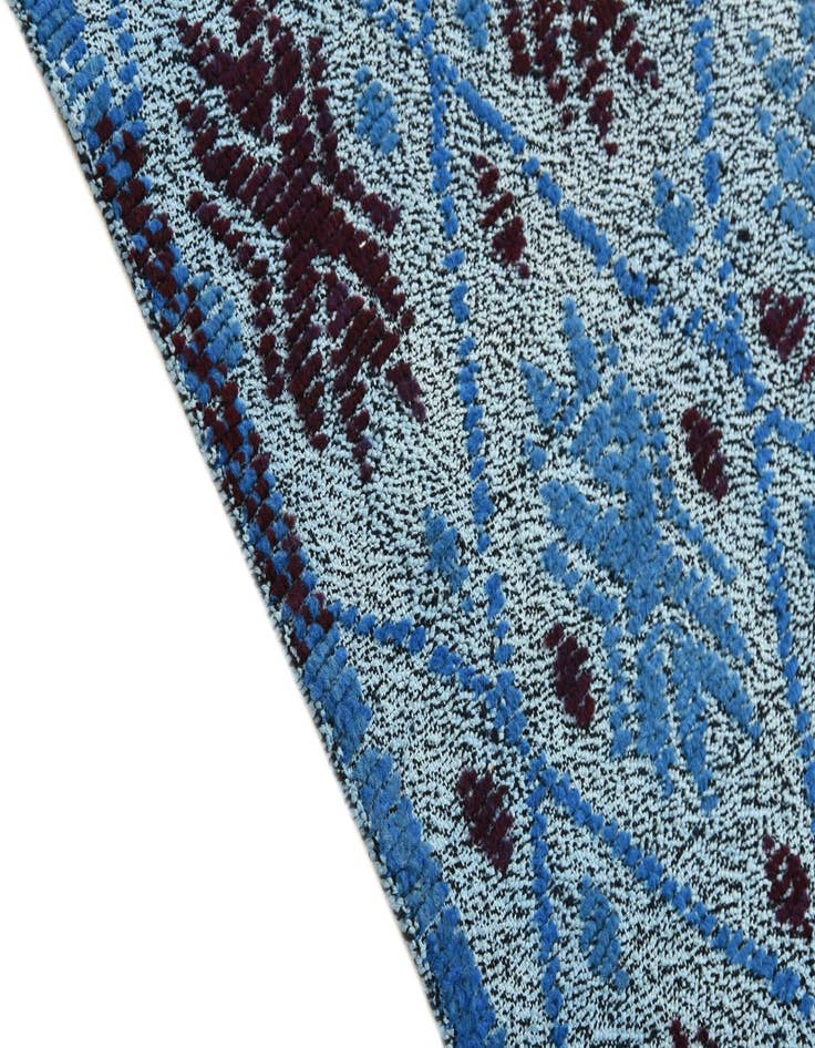 Detail image of  5' 5 x 8' 3  Hand Knotted Darya Wool Rug