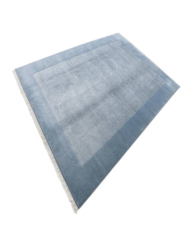 Detail image of  6' 8 x 10'  Hand Knotted Darya Wool Rug