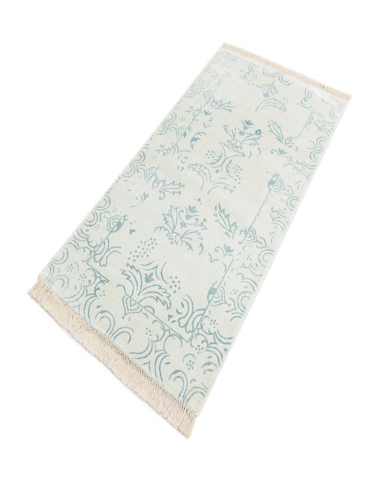 Detail image of  2' 7 x 5'  Hand Knotted Darya Wool Rug