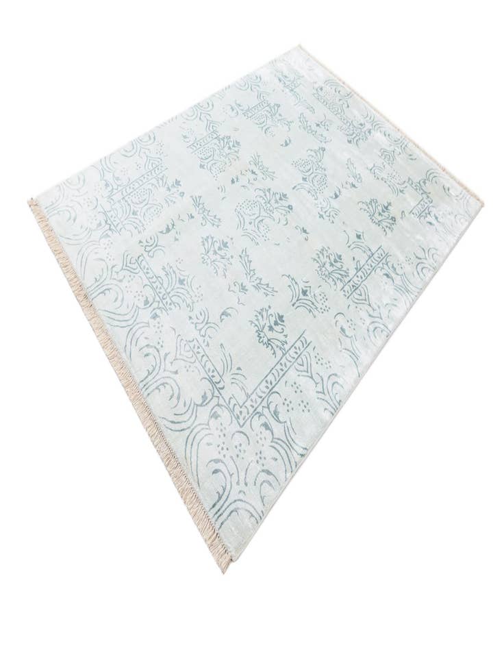 Detail image of  5' 3 x 7' 10  Hand Knotted Darya Wool Rug