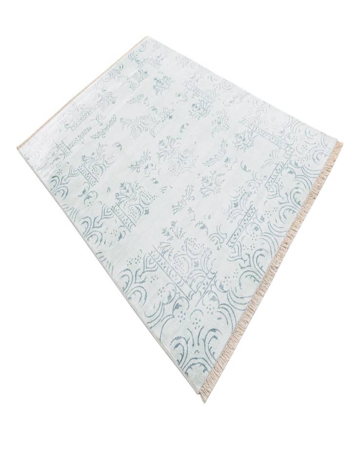 Detail image of  5' 7 x 7' 10  Hand Knotted Darya Wool Rug