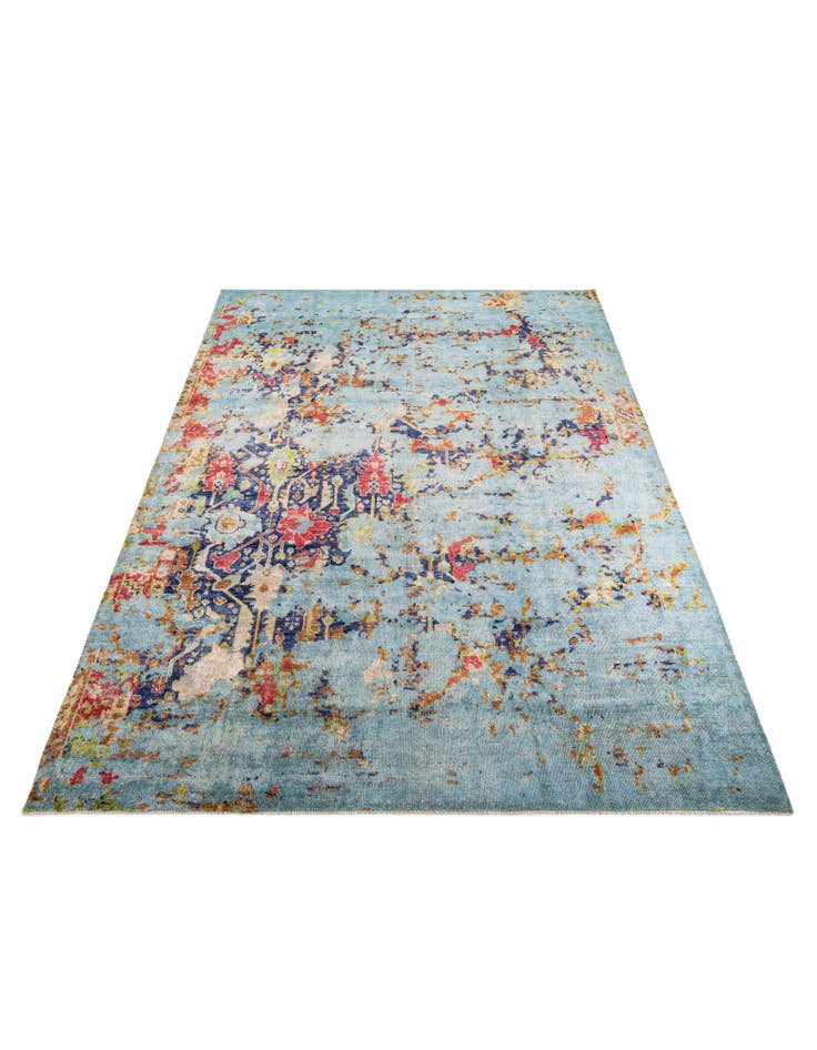 Detail image of  10' 1 x 14'  Hand Knotted Darya Wool Rug