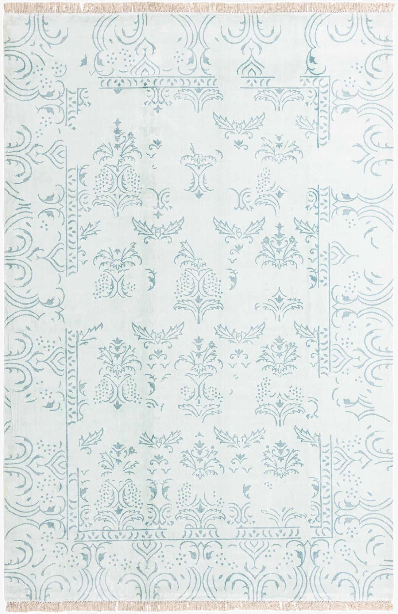  6' 7 x 9' 11  Hand Knotted Darya Wool Rug