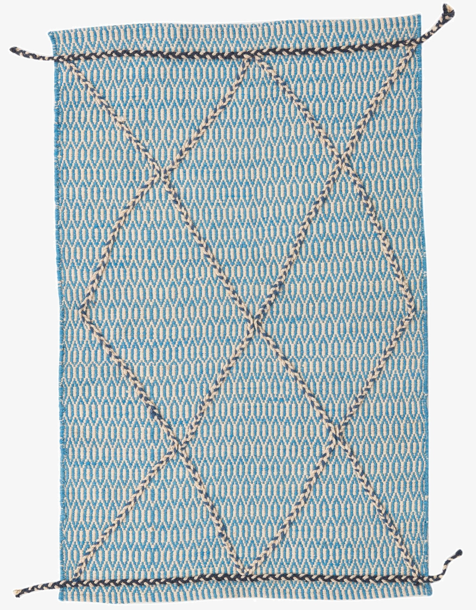  4' x 6' 1  Hand Knotted Darya Wool Rug