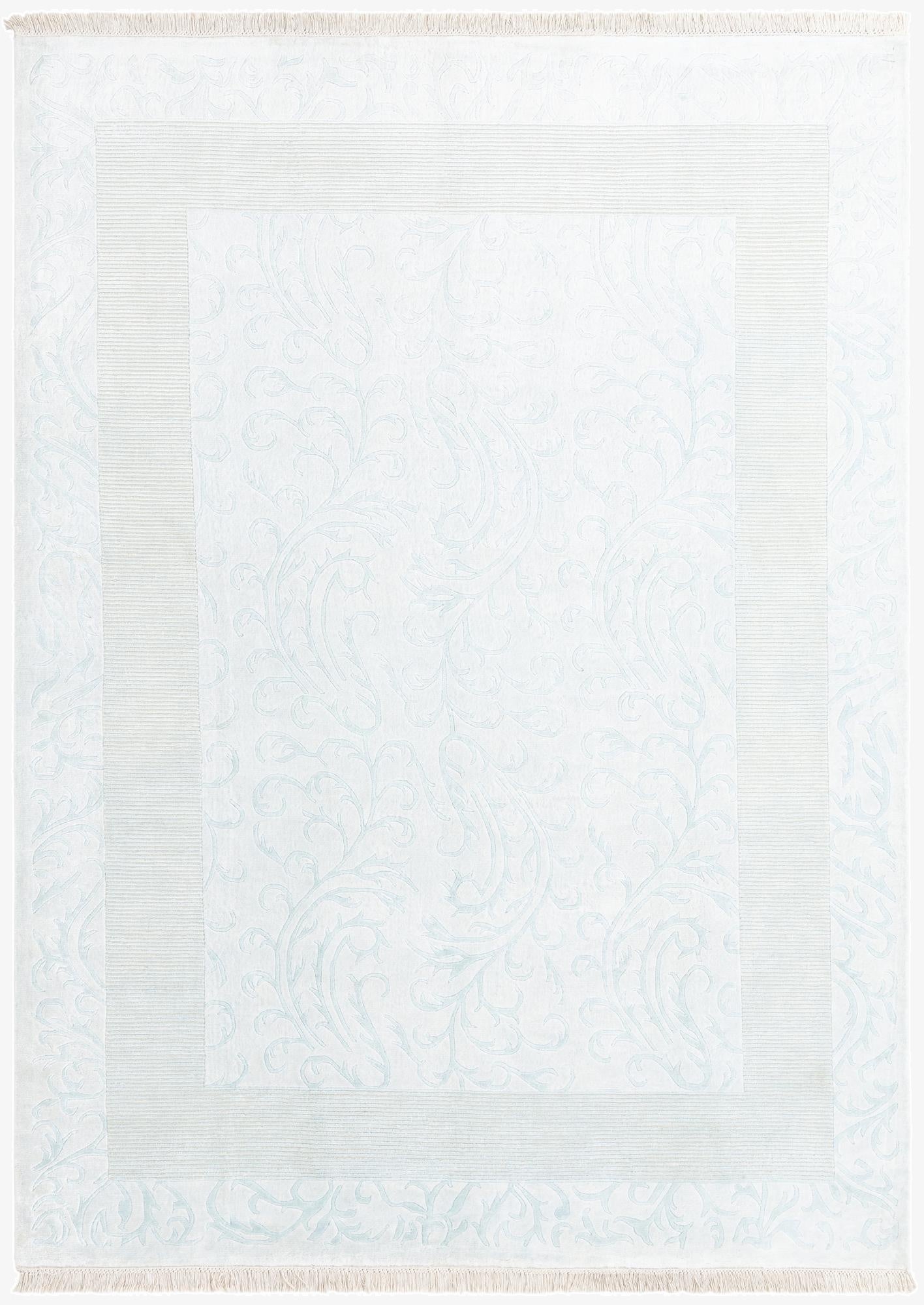  6' 9 x 9' 5  Hand Knotted Darya Wool Rug