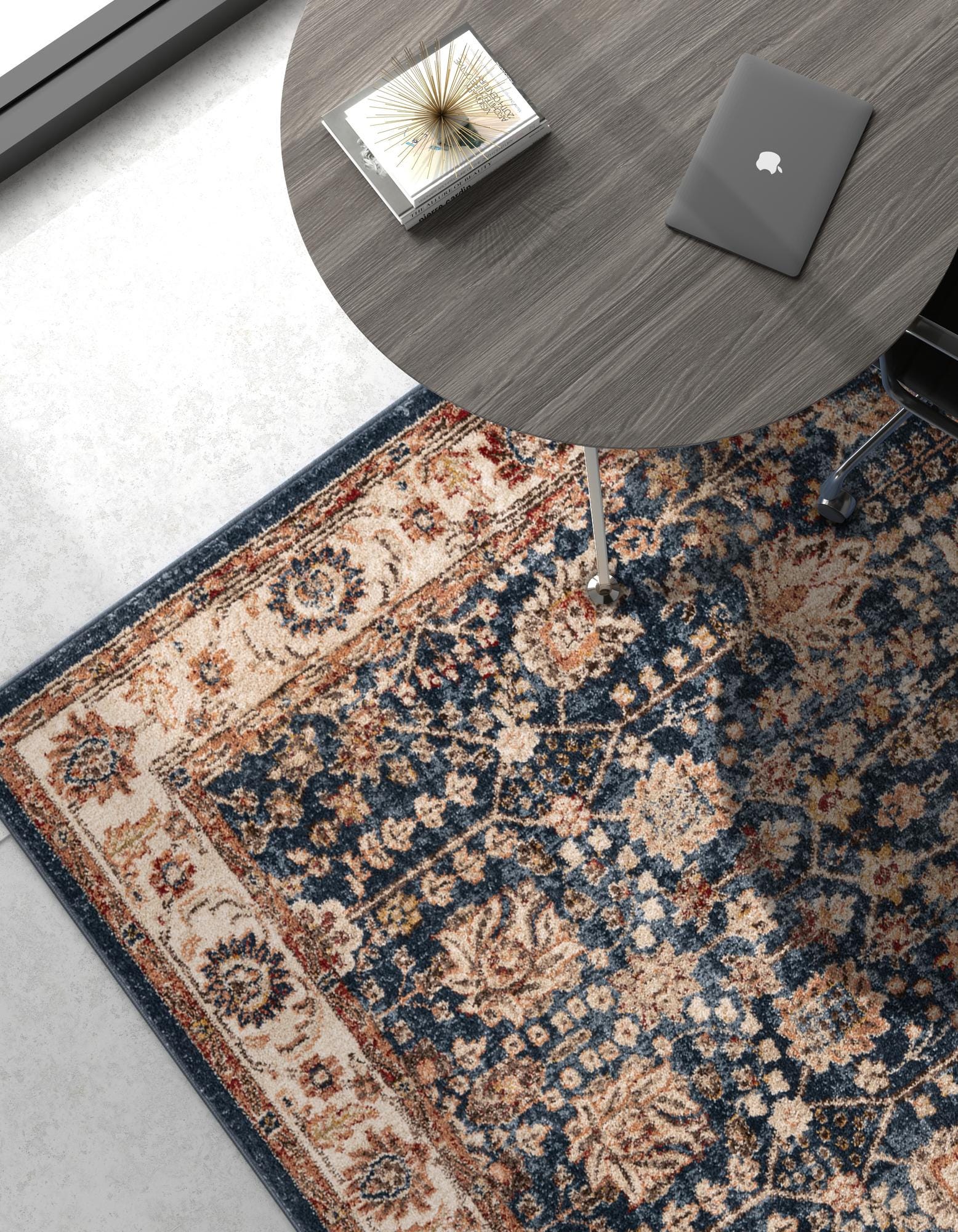 Light Blue 8' x 10' Eden Rug | Rugs.com