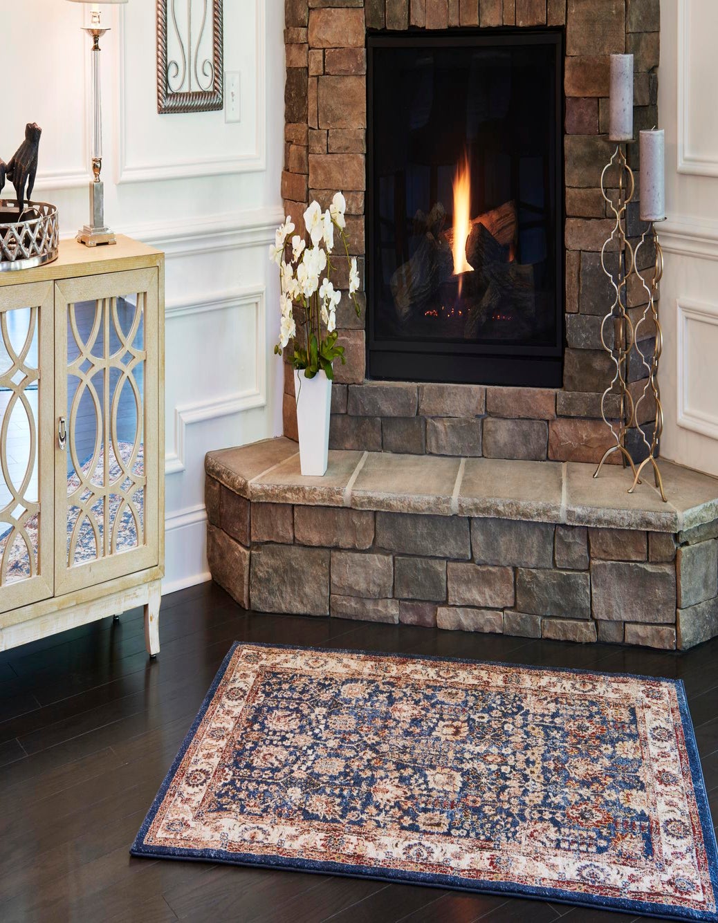 Light Blue 8' x 10' Eden Rug | Rugs.com