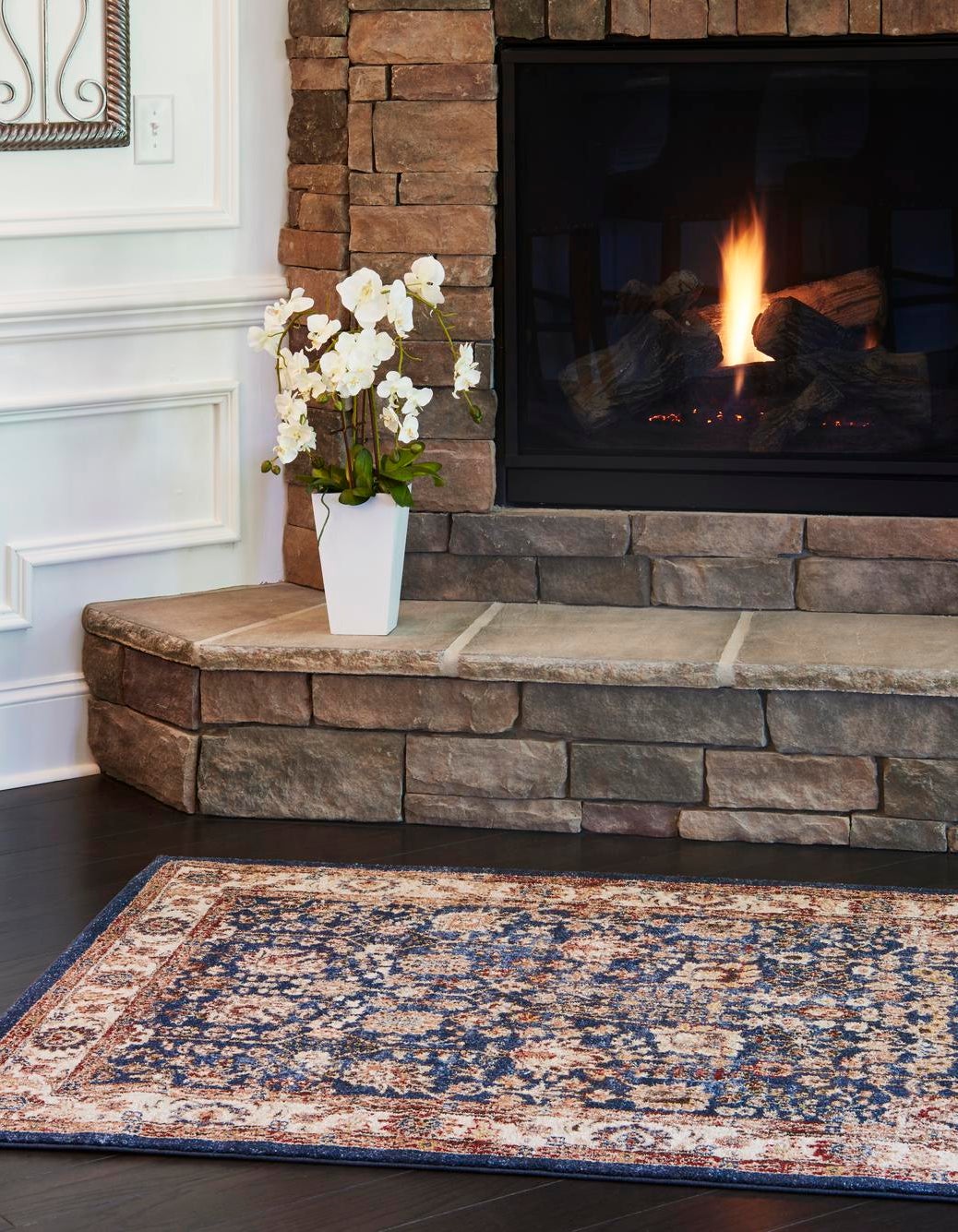 Light Blue 8' x 10' Eden Rug | Rugs.com