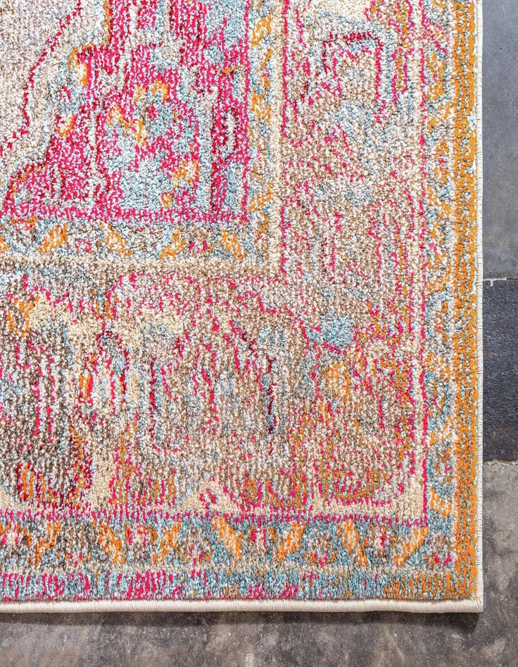 Detail image of  10' 6 x 16' 5  Washable Fleur Rug