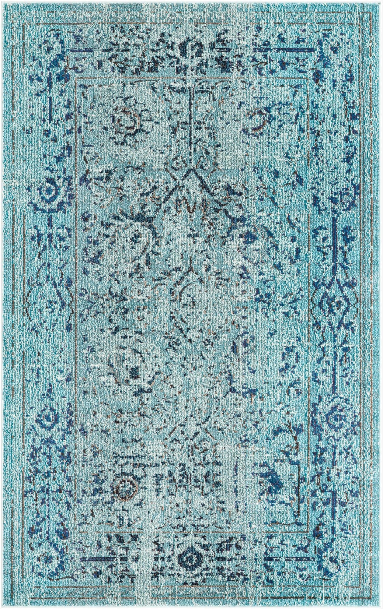  5' x 8'  Washable Fleur Rug