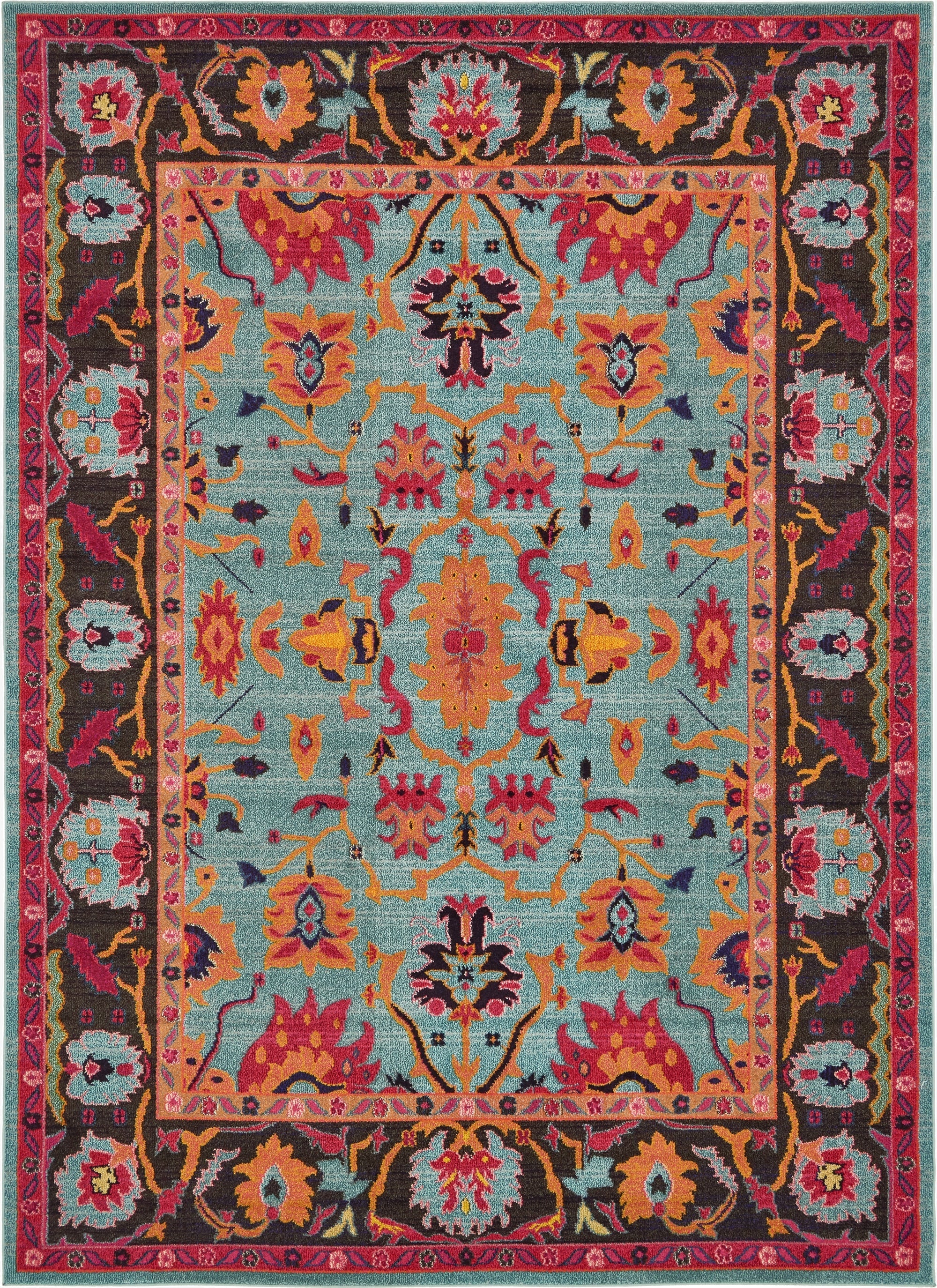  9' x 12'  Washable Fleur Rug