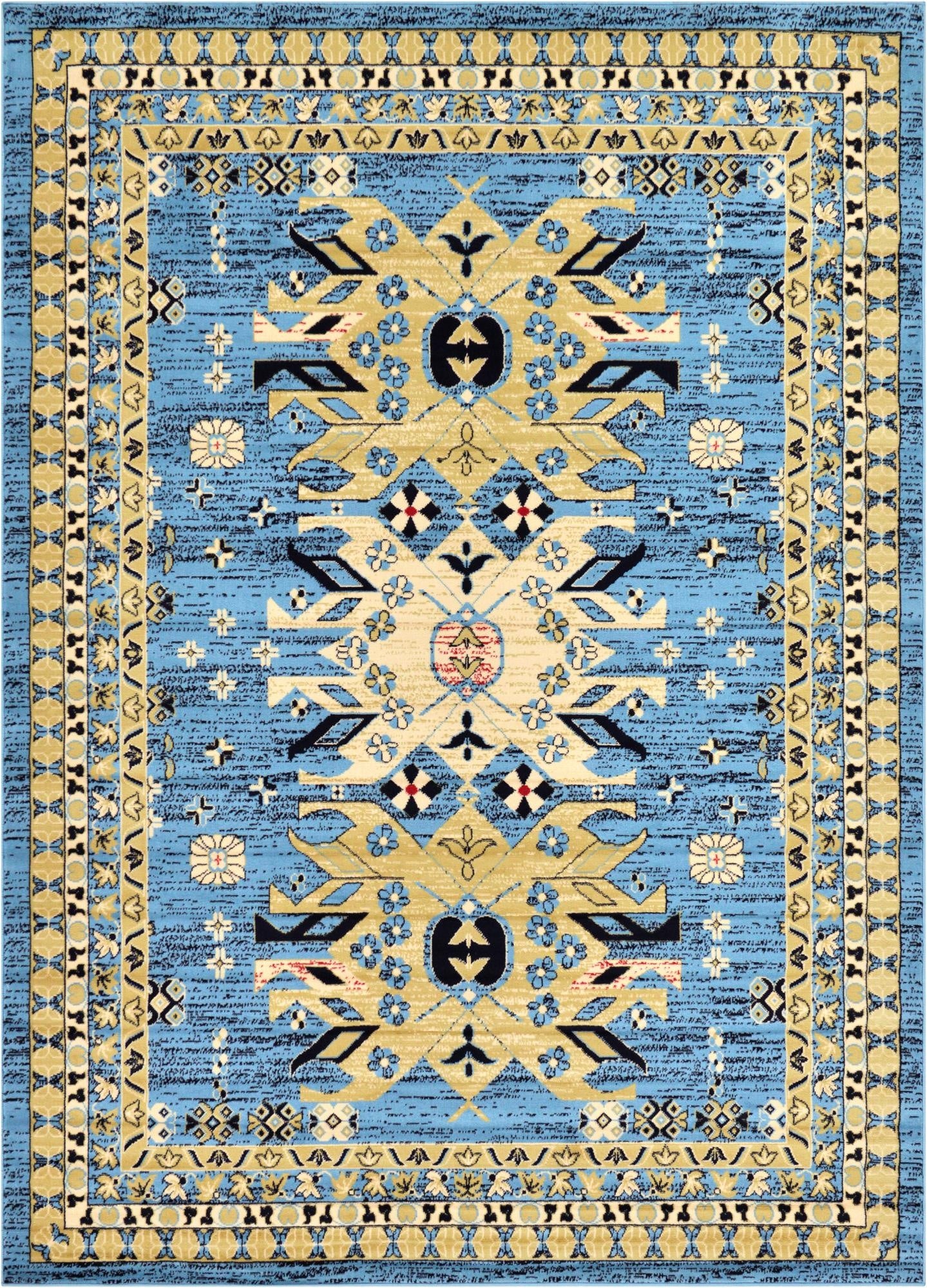  7' x 10' Heris Rug