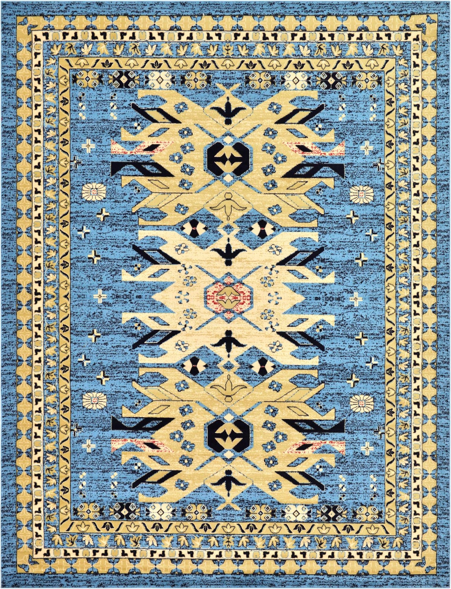  9' x 12' Heris Rug