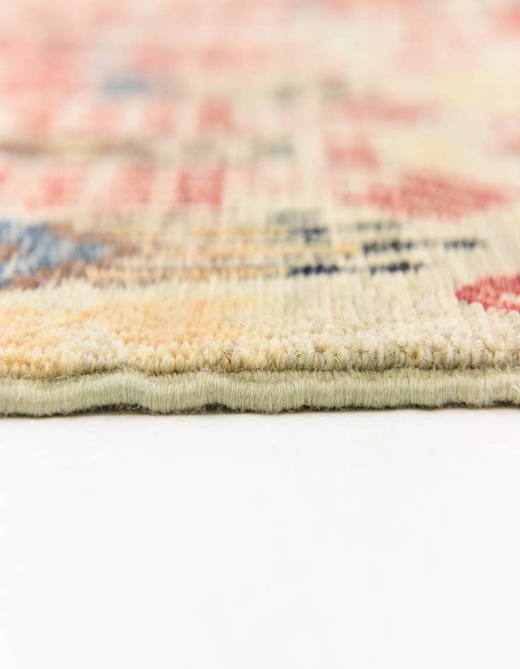 Detail image of 6' 10 x 9' 8 Hand Knotted Ikat Oriental Wool Rug