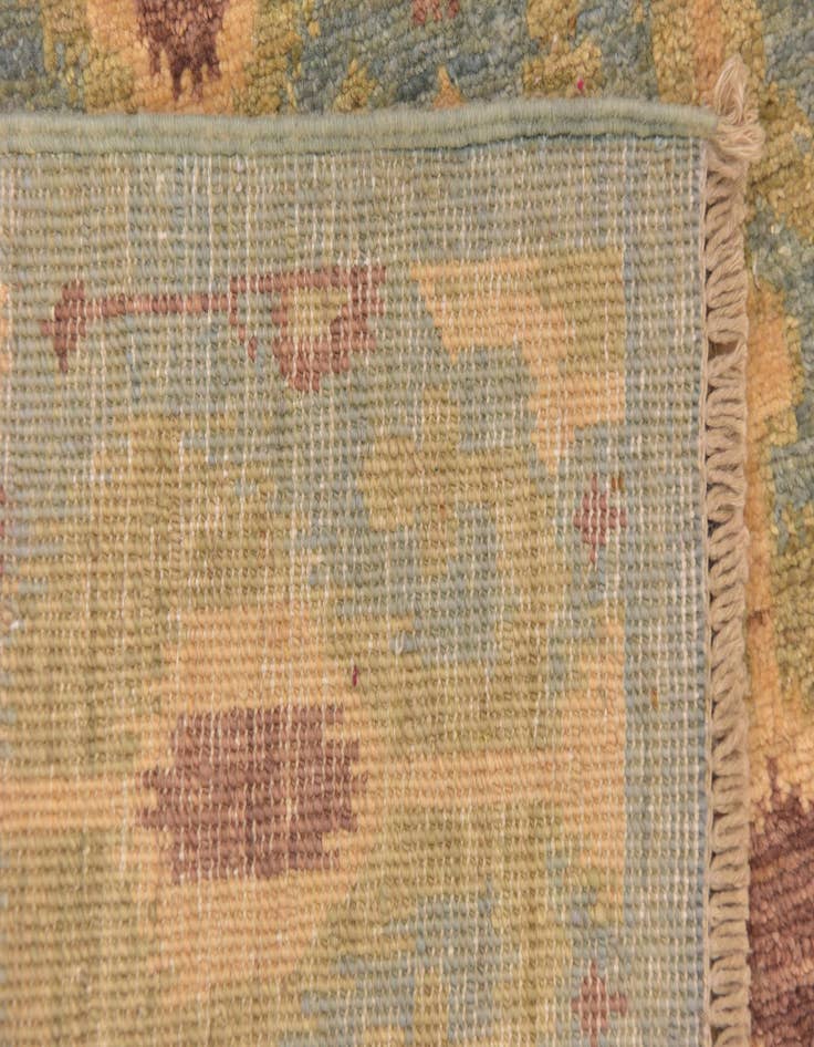 Detail image of  8' x 9' 9  Hand Knotted Ikat Rug