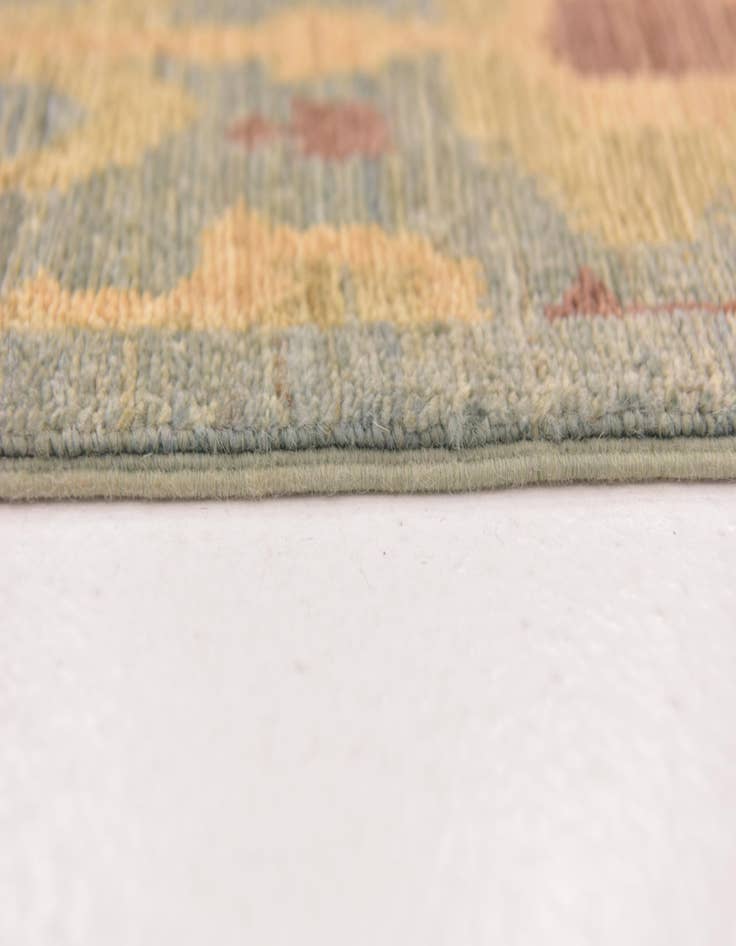 Detail image of  8' x 9' 9  Hand Knotted Ikat Rug