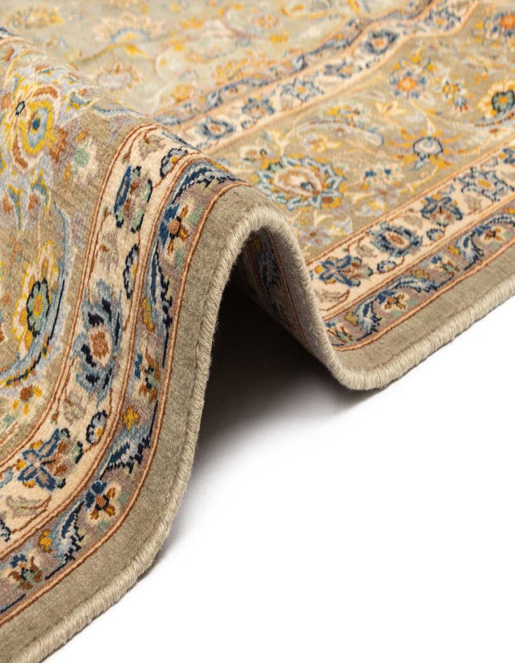 Detail image of  9' 8 x 13' 7 Kashan Wool Rug