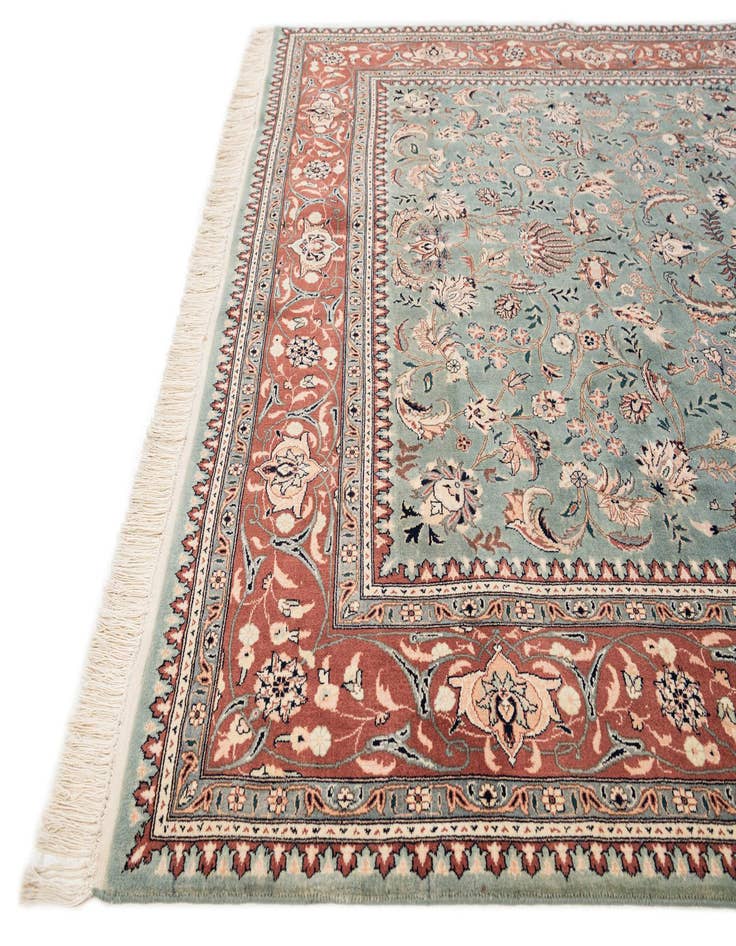 Detail image of  6' 1 x 9' 10 Kashan Wool Rug
