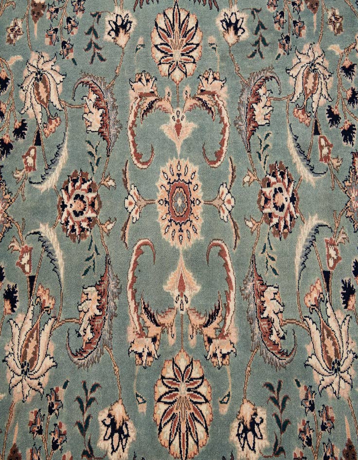 Detail image of  6' 1 x 9' 10 Kashan Wool Rug