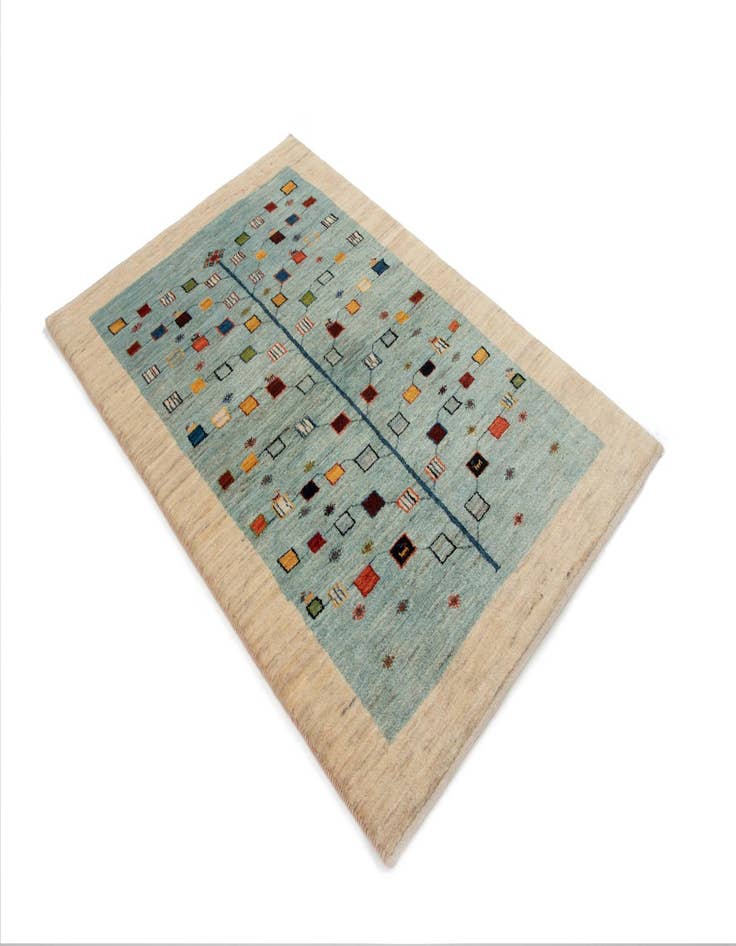 Detail image of  3' 2 x 5' Kashkuli Wool Rug