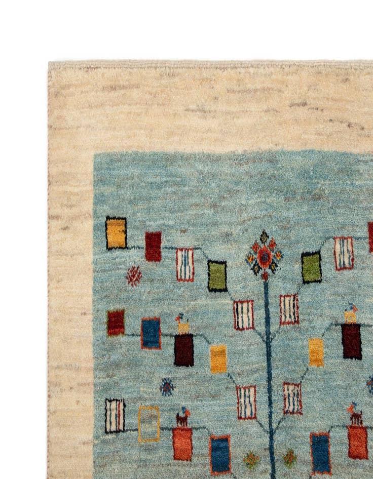 Detail image of  3' 2 x 5' Kashkuli Wool Rug