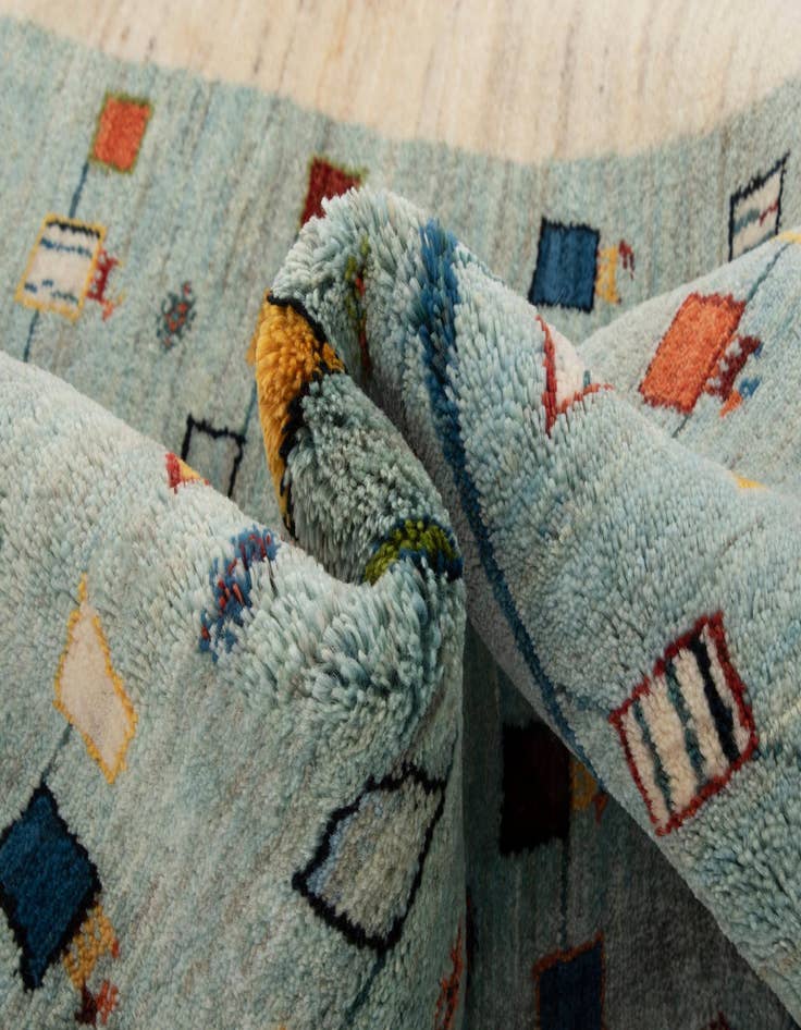 Detail image of  3' 2 x 5' Kashkuli Wool Rug