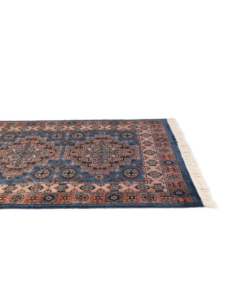 Detail image of  4' 2 x 6' 1  Hand Knotted Kazak Oriental Wool Rug