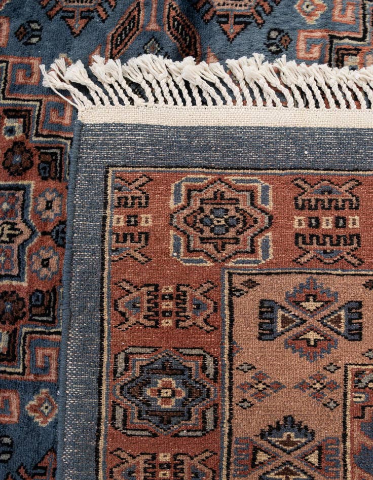 Detail image of  4' 2 x 6' 1  Hand Knotted Kazak Oriental Wool Rug