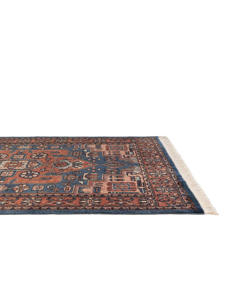 Detail image of  4' 2 x 6' 4  Hand Knotted Kazak Oriental Wool Rug