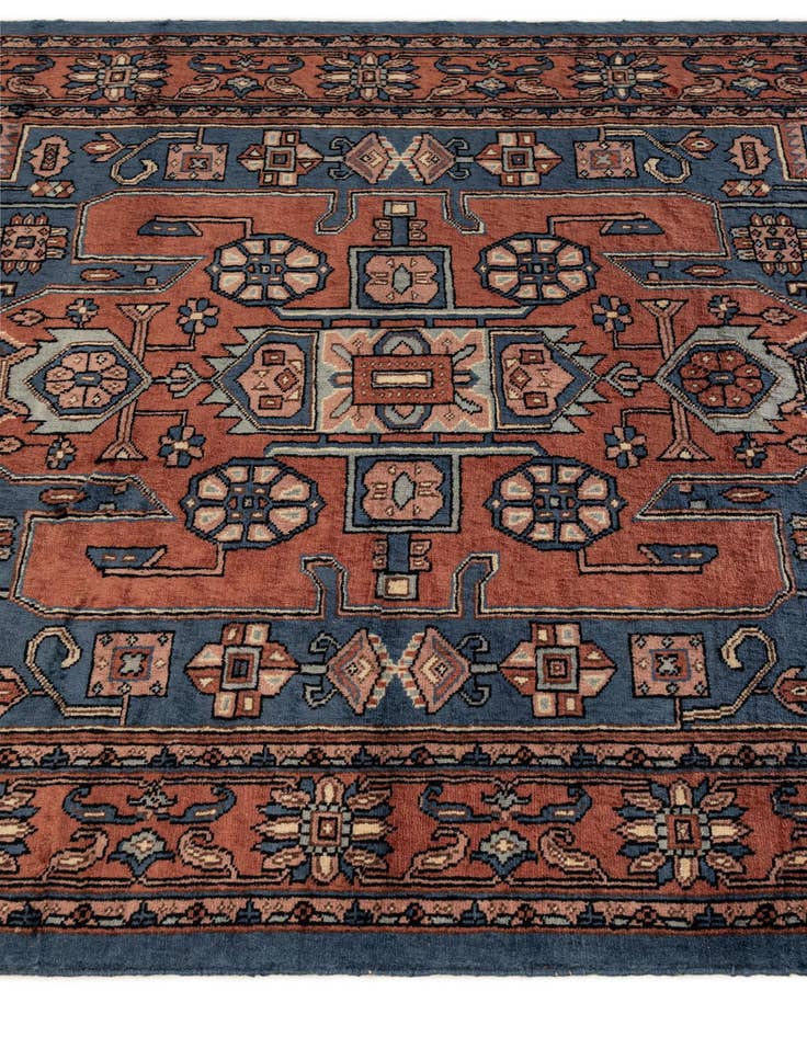 Detail image of  4' 2 x 6' 4  Hand Knotted Kazak Oriental Wool Rug
