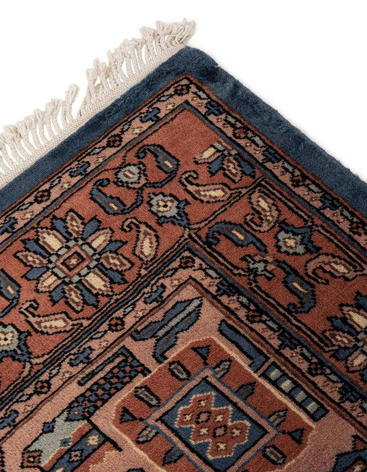Detail image of  4' 2 x 6' 4  Hand Knotted Kazak Oriental Wool Rug