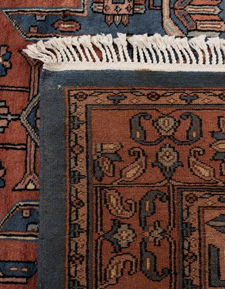 Detail image of  4' 2 x 6' 4  Hand Knotted Kazak Oriental Wool Rug