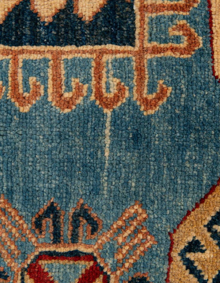 Detail image of  4' 4 x 6' 4  Hand Knotted Kazak Wool Rug