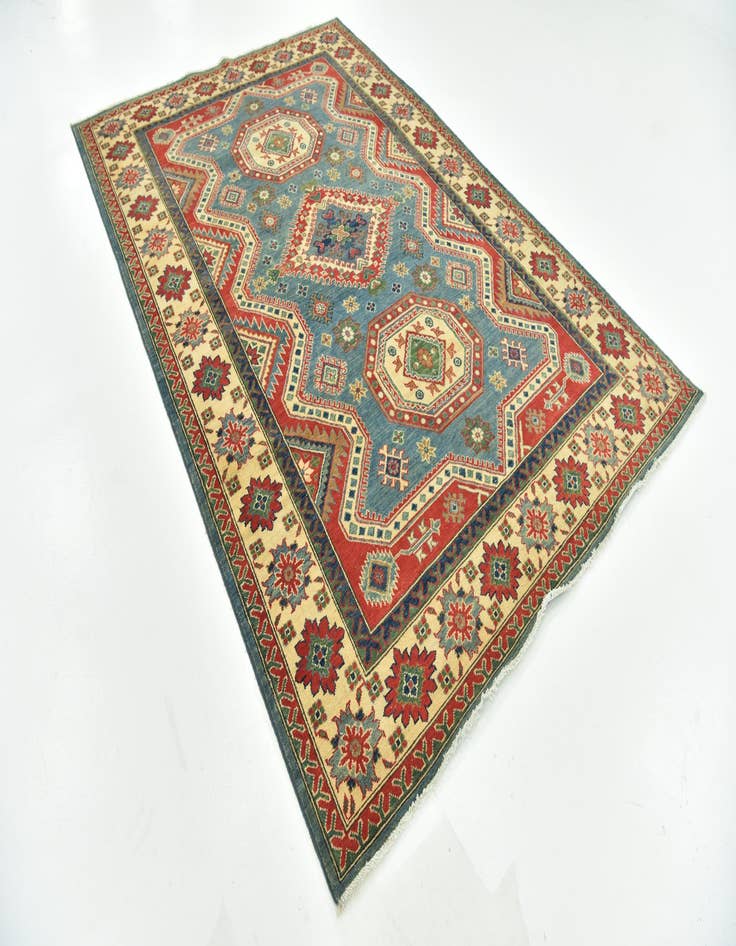 Detail image of  6' 7 x 9' 10  Hand Knotted Kazak Rug