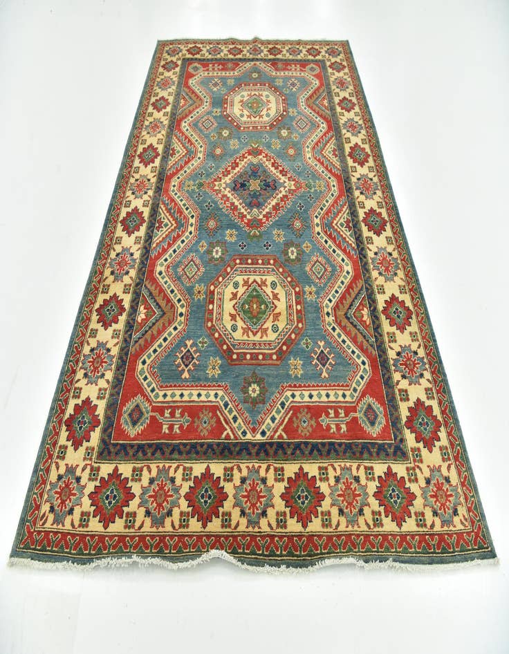 Detail image of  6' 7 x 9' 10  Hand Knotted Kazak Rug