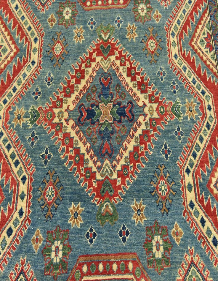 Detail image of  6' 7 x 9' 10  Hand Knotted Kazak Rug