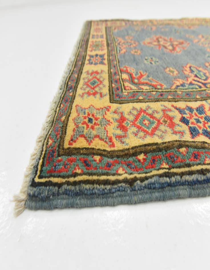 Detail image of  3' x 3' 10  Hand Knotted Kazak Rug