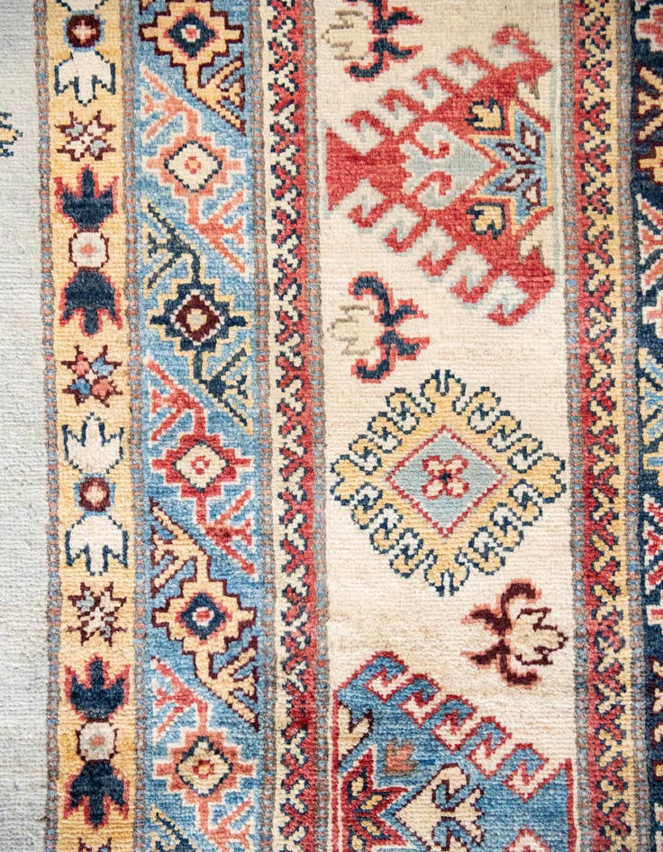 Detail image of  12' x 17' 4  Hand Knotted Kazak Rug