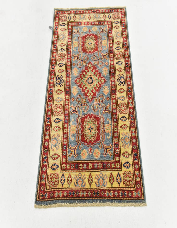 Detail image of  2' 8 x 4'  Hand Knotted Kazak Oriental Rug