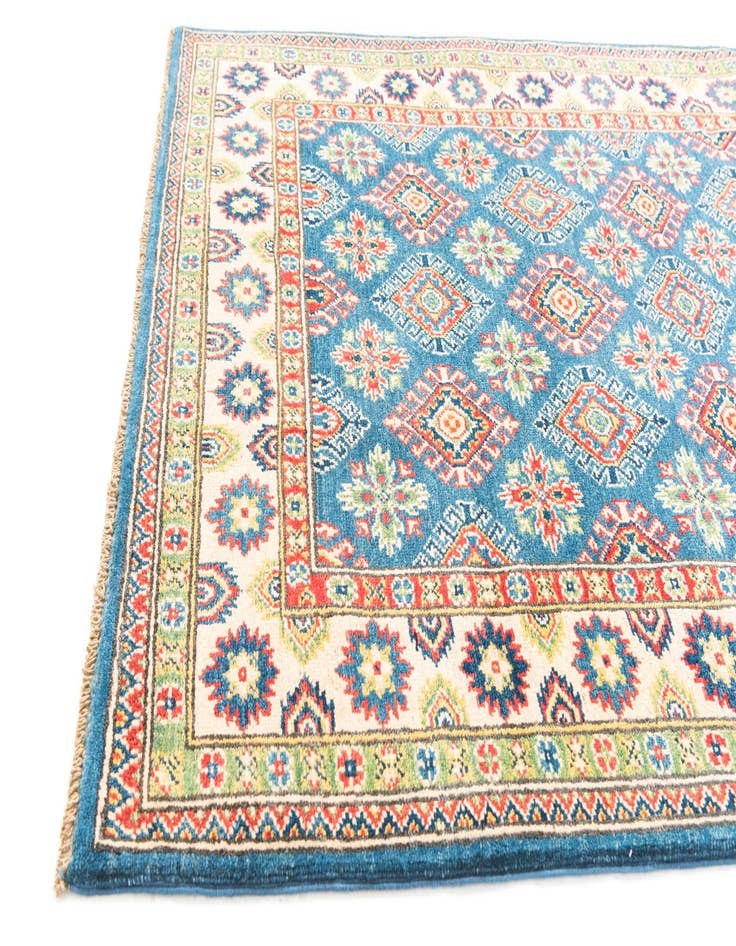 Detail image of  4' x 6' 2  Hand Knotted Kazak Rug