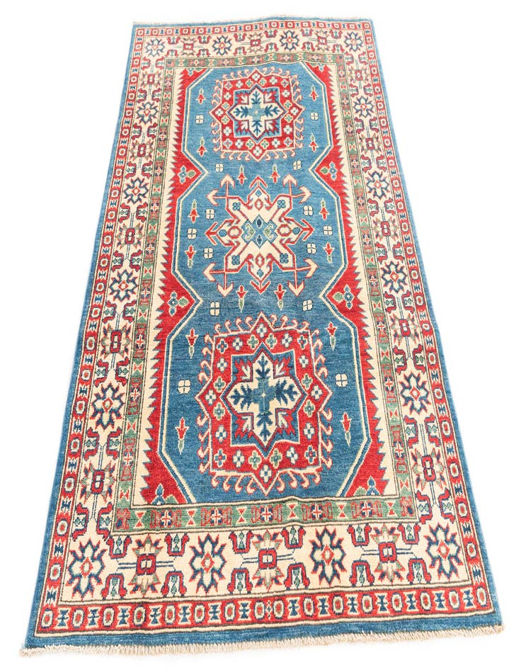 Detail image of  4' x 6'  Hand Knotted Kazak Rug