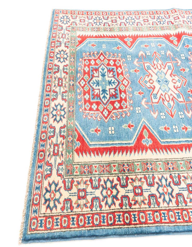 Detail image of  4' x 6'  Hand Knotted Kazak Rug